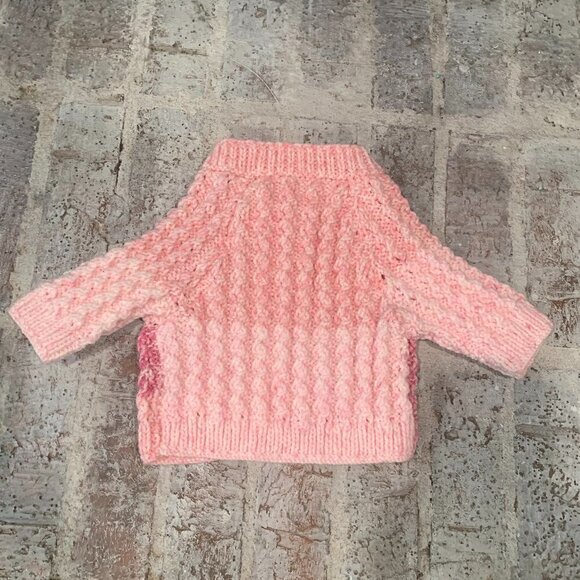 HANDMADE Newborn Wool Cardigan Jacket - Picture 5 of 5